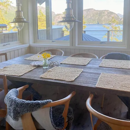 Family With View Over Fjord, Mountain, Wood * Erfjord
