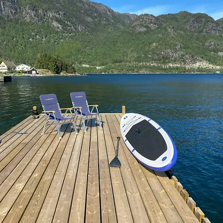 Family With View Over Fjord, Mountain, Wood * Erfjord